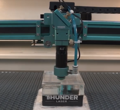 A Thunder Laser Nova Plus machine that works in CW mode. A Thunder Laser Nova Plus machine that works in CW mode.