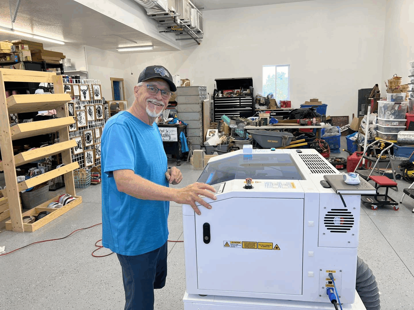Thunder Laser customer arts and crafts business story