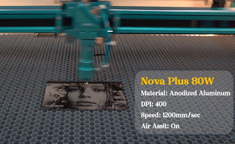 Nova Plus 80W Laser Photo Engraving – Stunning Detail Showcase